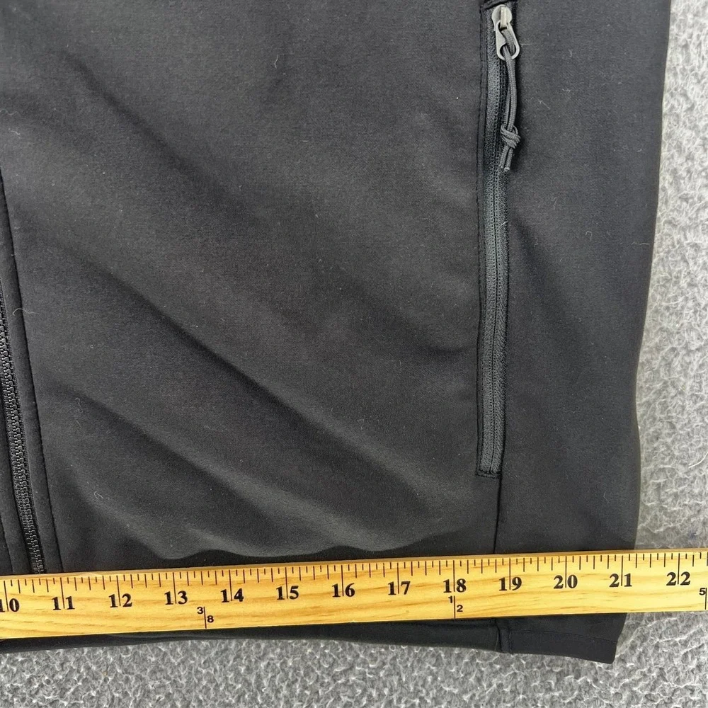 The North Face Mens Black Full Zip Softshell Jacket Iris Automation Logo Large‎